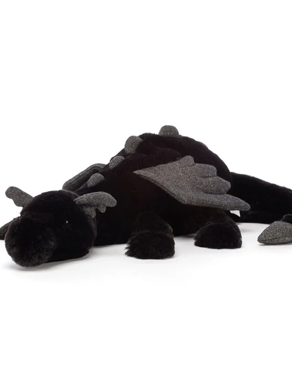 Jellycat Large Onyx Black Dragon Plush Soft Toy